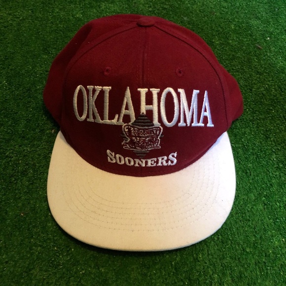 Vintage Oklahoma Sooners SnapBack hat OU - Picture 1 of 3